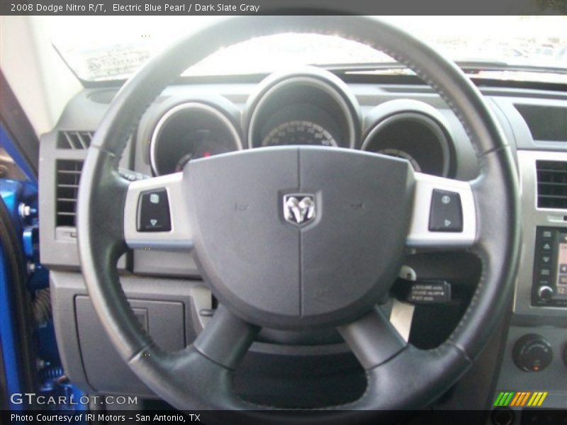 Electric Blue Pearl / Dark Slate Gray 2008 Dodge Nitro R/T