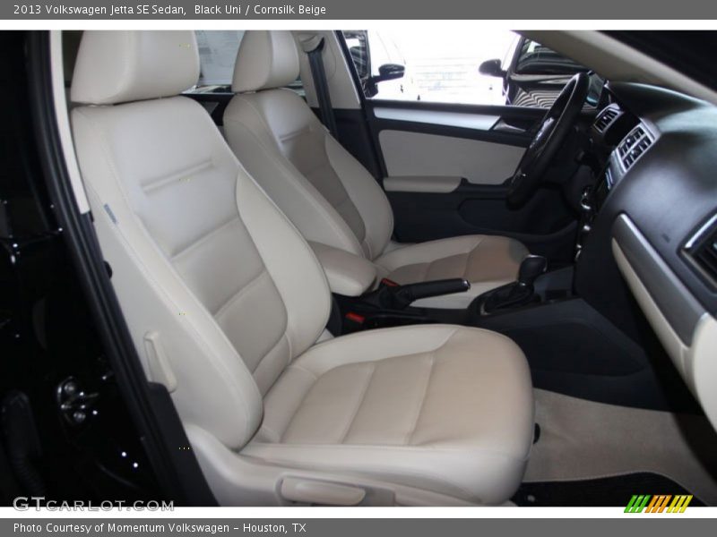 Black Uni / Cornsilk Beige 2013 Volkswagen Jetta SE Sedan