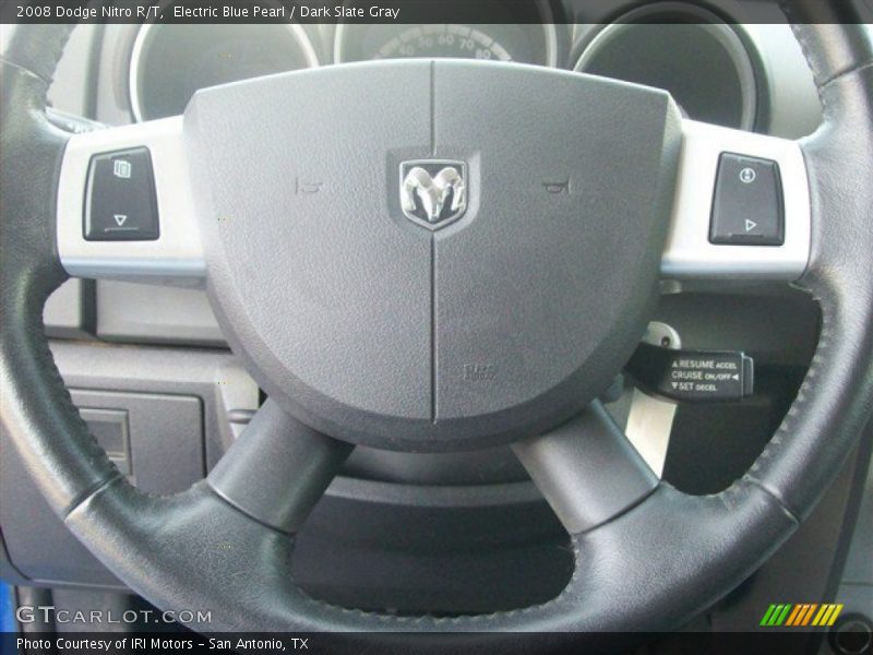 Electric Blue Pearl / Dark Slate Gray 2008 Dodge Nitro R/T