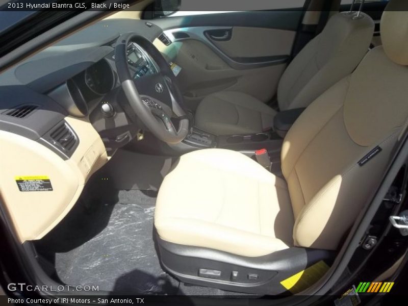Black / Beige 2013 Hyundai Elantra GLS