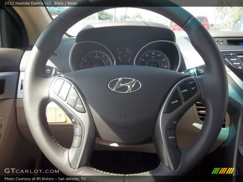 Black / Beige 2013 Hyundai Elantra GLS
