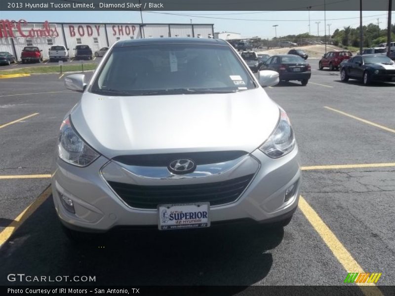 Diamond Silver / Black 2013 Hyundai Tucson Limited