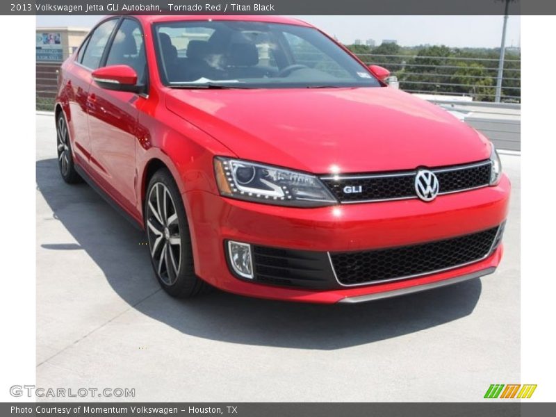 Tornado Red / Titan Black 2013 Volkswagen Jetta GLI Autobahn