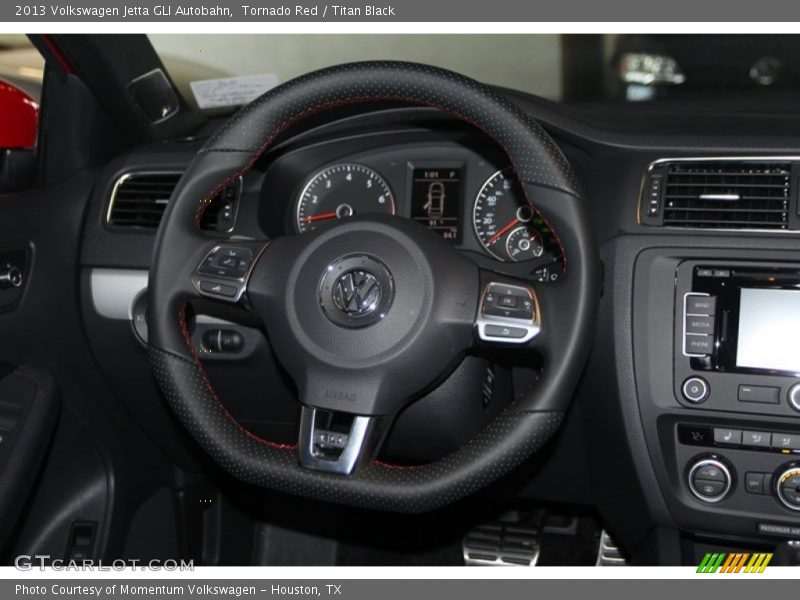 Tornado Red / Titan Black 2013 Volkswagen Jetta GLI Autobahn
