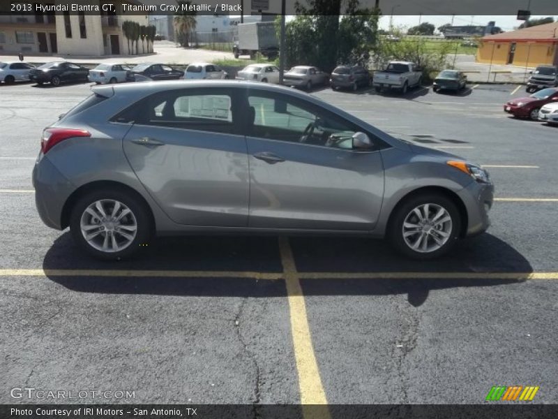 Titanium Gray Metallic / Black 2013 Hyundai Elantra GT