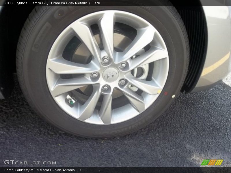 Titanium Gray Metallic / Black 2013 Hyundai Elantra GT