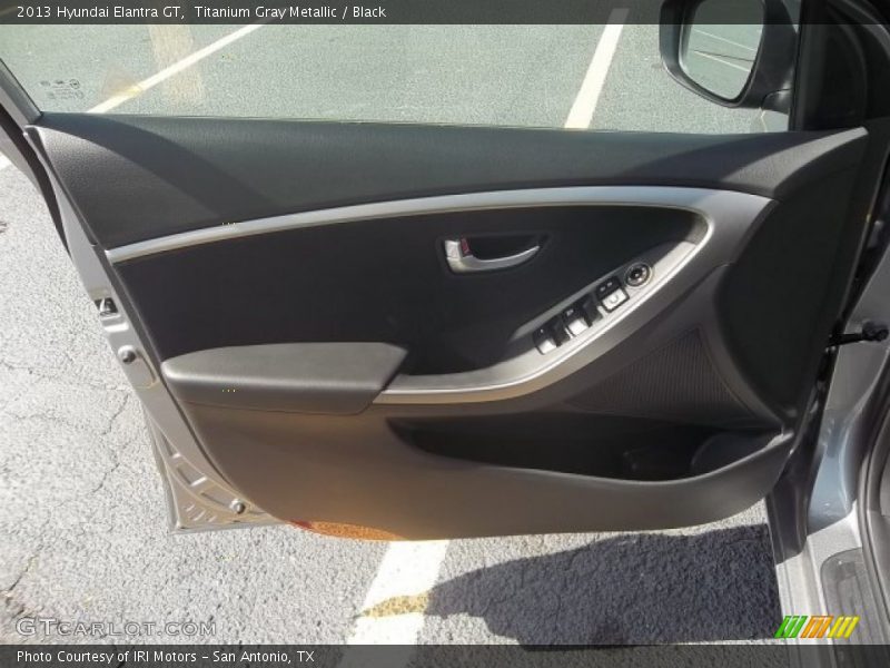 Titanium Gray Metallic / Black 2013 Hyundai Elantra GT