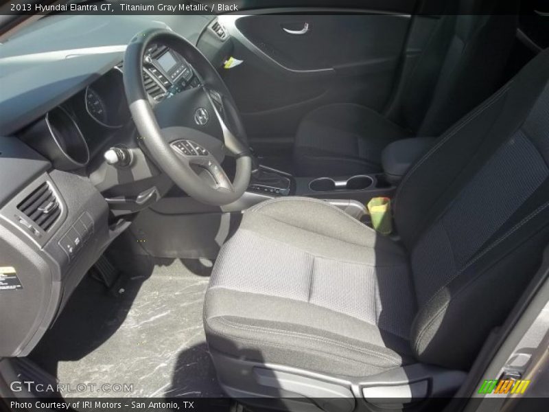 Titanium Gray Metallic / Black 2013 Hyundai Elantra GT