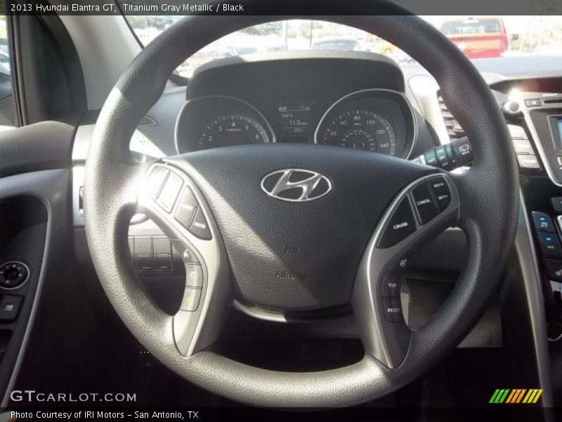 Titanium Gray Metallic / Black 2013 Hyundai Elantra GT