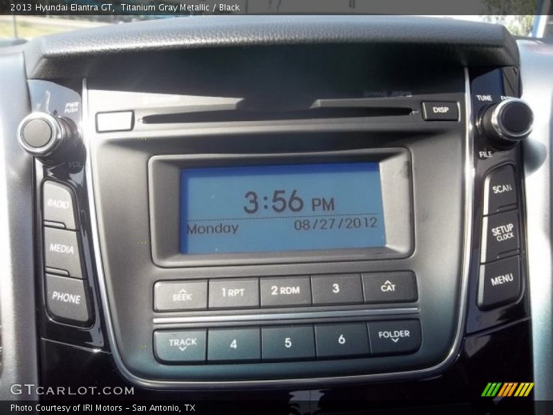 Titanium Gray Metallic / Black 2013 Hyundai Elantra GT