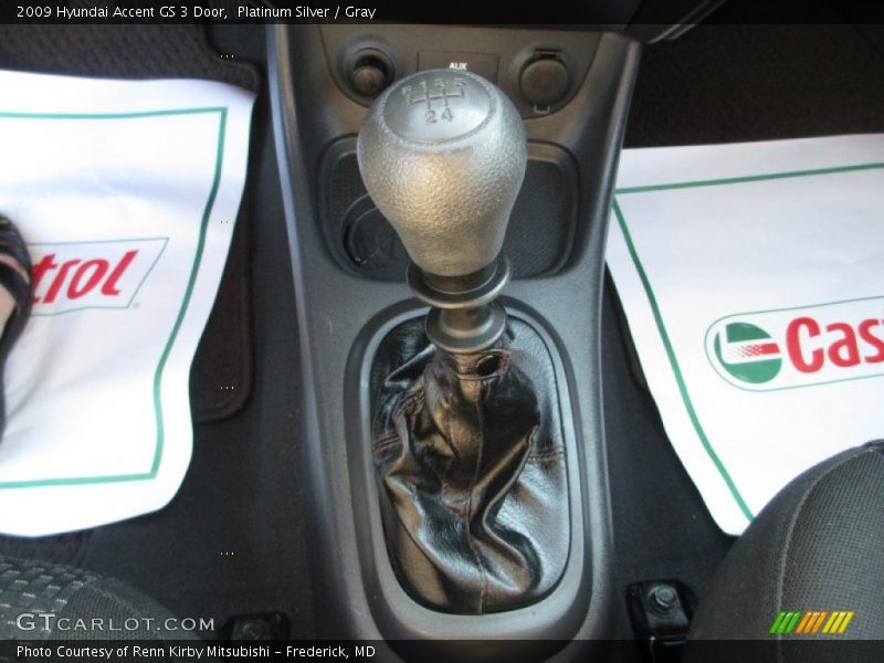 Platinum Silver / Gray 2009 Hyundai Accent GS 3 Door