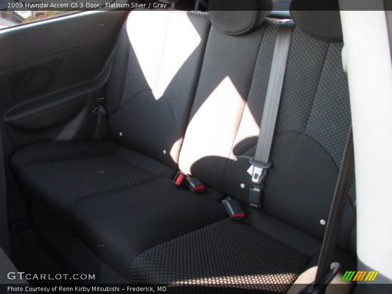 Platinum Silver / Gray 2009 Hyundai Accent GS 3 Door