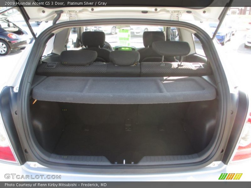 Platinum Silver / Gray 2009 Hyundai Accent GS 3 Door