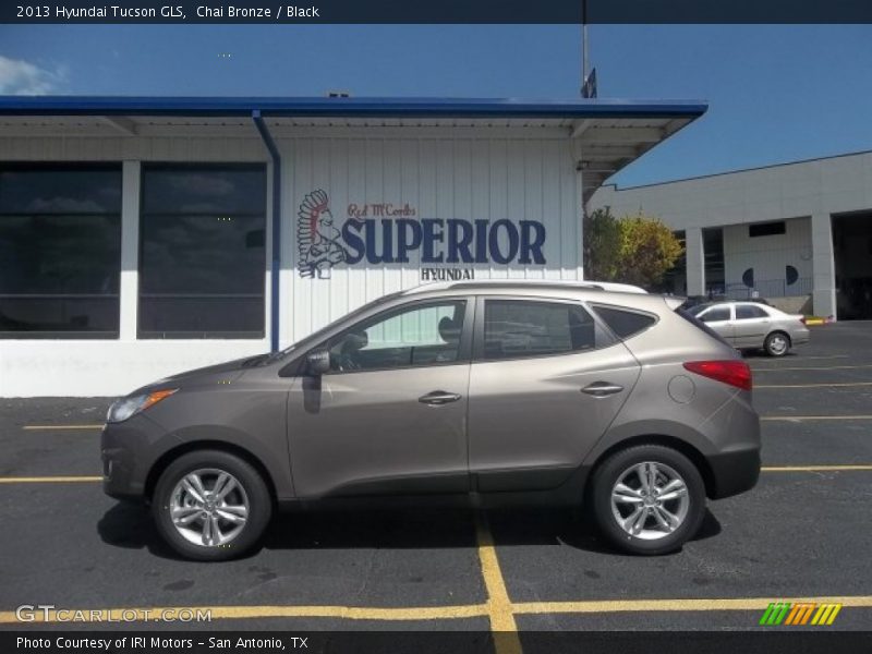 Chai Bronze / Black 2013 Hyundai Tucson GLS