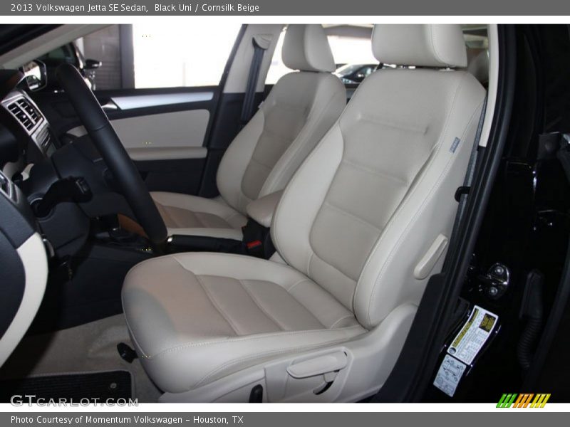 Black Uni / Cornsilk Beige 2013 Volkswagen Jetta SE Sedan