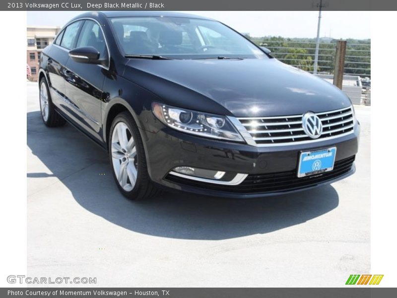 Deep Black Metallic / Black 2013 Volkswagen CC Lux