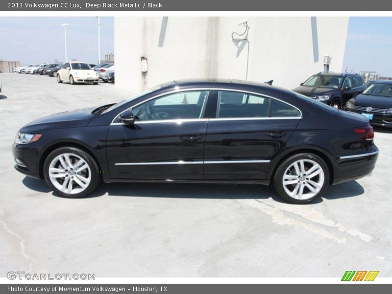 Deep Black Metallic / Black 2013 Volkswagen CC Lux