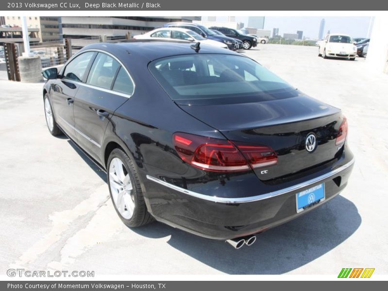 Deep Black Metallic / Black 2013 Volkswagen CC Lux