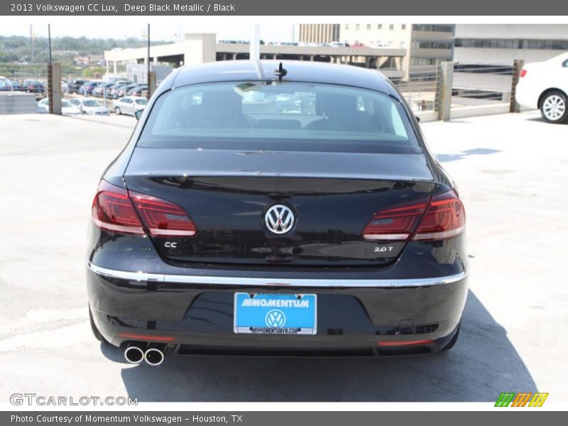 Deep Black Metallic / Black 2013 Volkswagen CC Lux