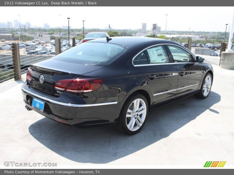 Deep Black Metallic / Black 2013 Volkswagen CC Lux