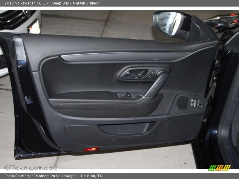 Deep Black Metallic / Black 2013 Volkswagen CC Lux