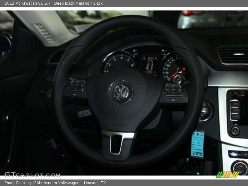 Deep Black Metallic / Black 2013 Volkswagen CC Lux