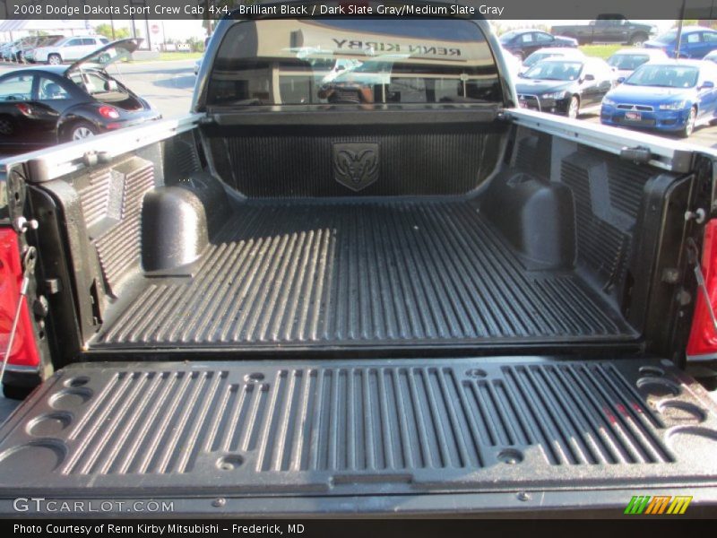Brilliant Black / Dark Slate Gray/Medium Slate Gray 2008 Dodge Dakota Sport Crew Cab 4x4