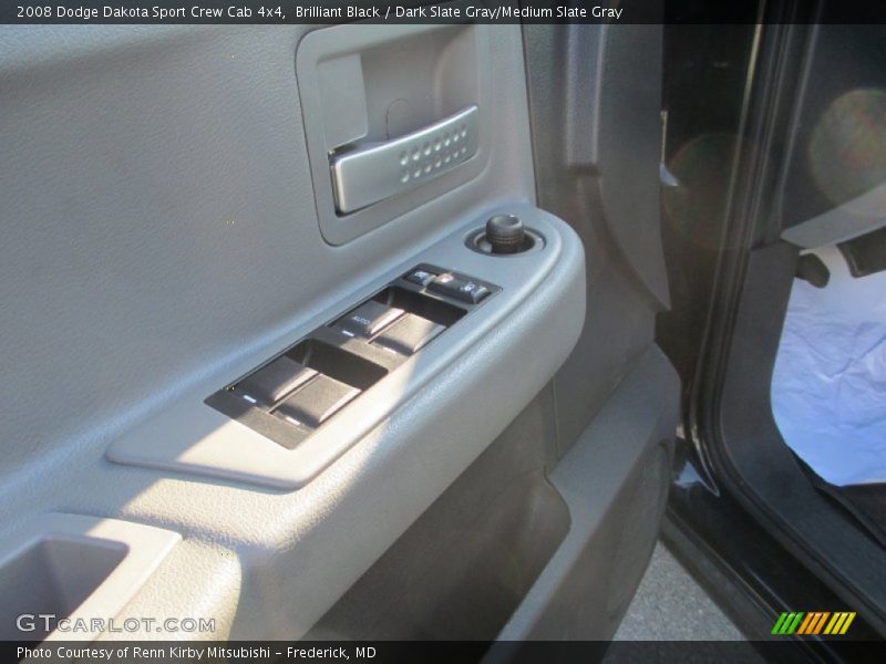 Brilliant Black / Dark Slate Gray/Medium Slate Gray 2008 Dodge Dakota Sport Crew Cab 4x4