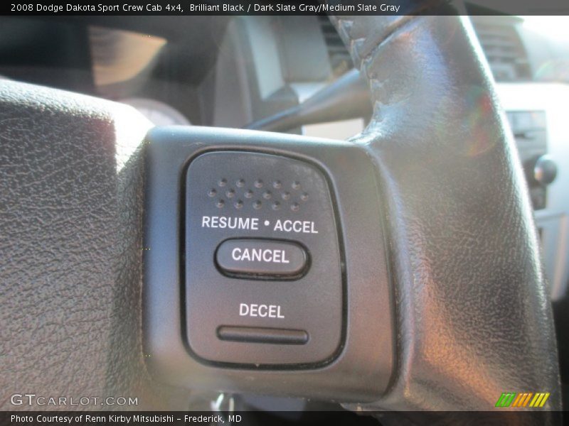 Brilliant Black / Dark Slate Gray/Medium Slate Gray 2008 Dodge Dakota Sport Crew Cab 4x4