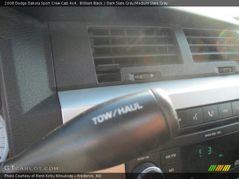 Brilliant Black / Dark Slate Gray/Medium Slate Gray 2008 Dodge Dakota Sport Crew Cab 4x4