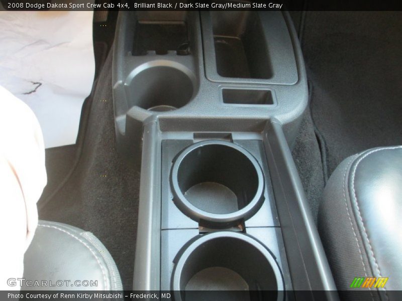 Brilliant Black / Dark Slate Gray/Medium Slate Gray 2008 Dodge Dakota Sport Crew Cab 4x4