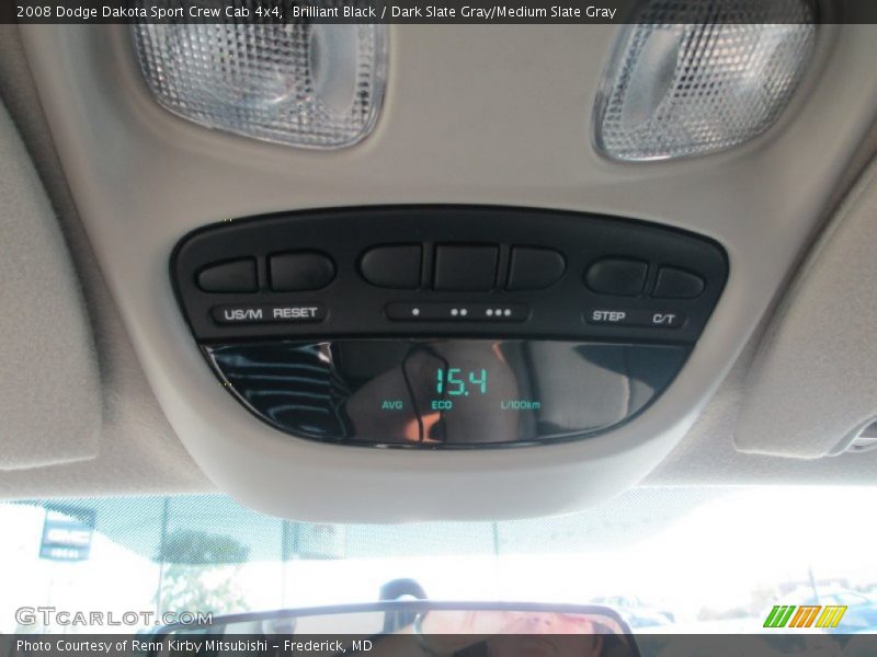 Brilliant Black / Dark Slate Gray/Medium Slate Gray 2008 Dodge Dakota Sport Crew Cab 4x4