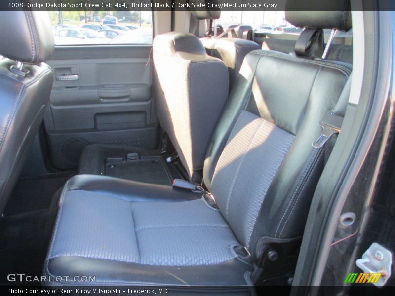 Brilliant Black / Dark Slate Gray/Medium Slate Gray 2008 Dodge Dakota Sport Crew Cab 4x4