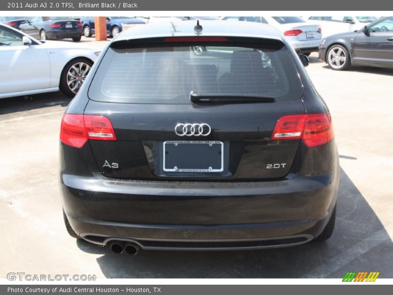 Brilliant Black / Black 2011 Audi A3 2.0 TFSI