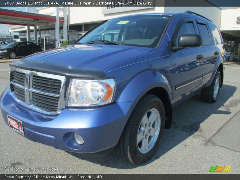Marine Blue Pearl / Dark Slate Gray/Light Slate Gray 2007 Dodge Durango SLT 4x4