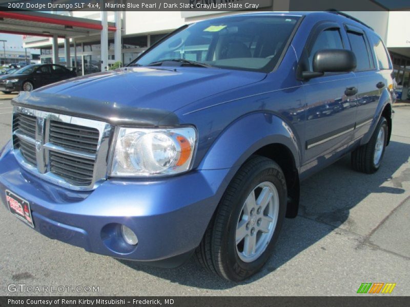 Marine Blue Pearl / Dark Slate Gray/Light Slate Gray 2007 Dodge Durango SLT 4x4