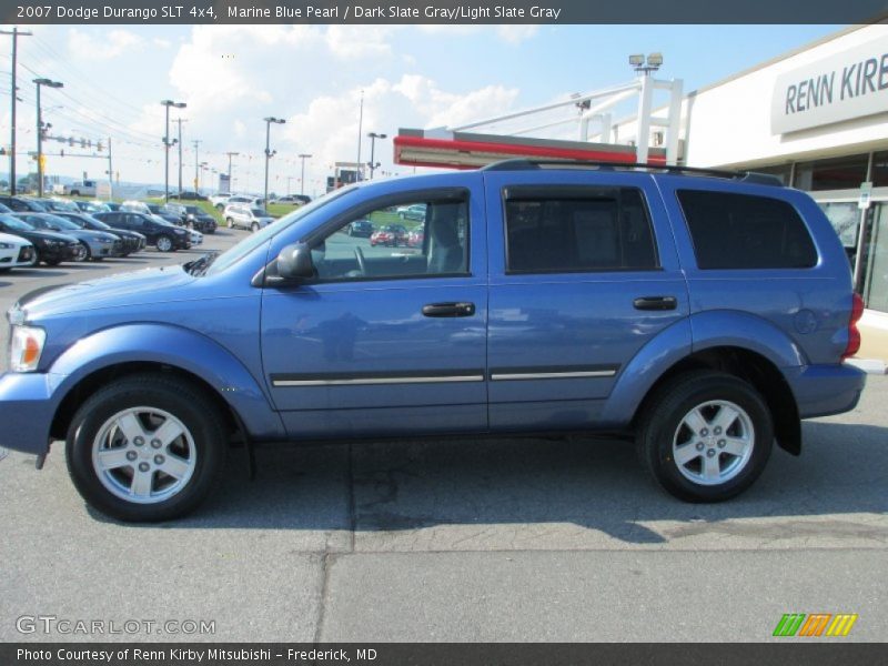 Marine Blue Pearl / Dark Slate Gray/Light Slate Gray 2007 Dodge Durango SLT 4x4