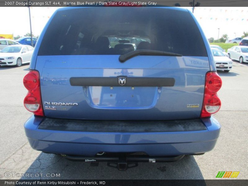 Marine Blue Pearl / Dark Slate Gray/Light Slate Gray 2007 Dodge Durango SLT 4x4