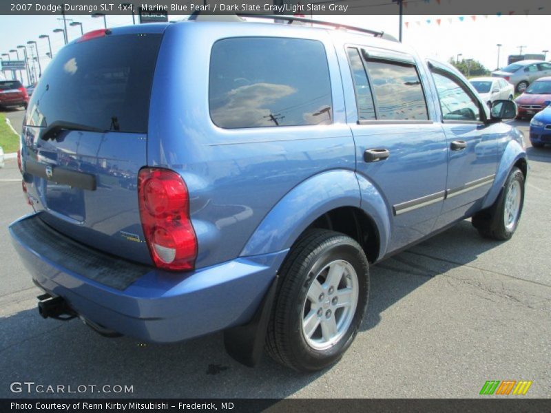 Marine Blue Pearl / Dark Slate Gray/Light Slate Gray 2007 Dodge Durango SLT 4x4