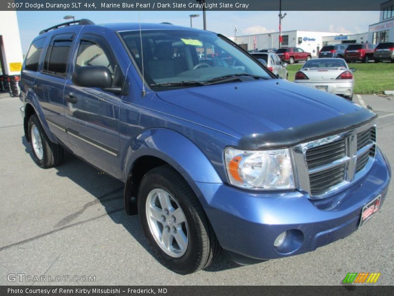 Marine Blue Pearl / Dark Slate Gray/Light Slate Gray 2007 Dodge Durango SLT 4x4