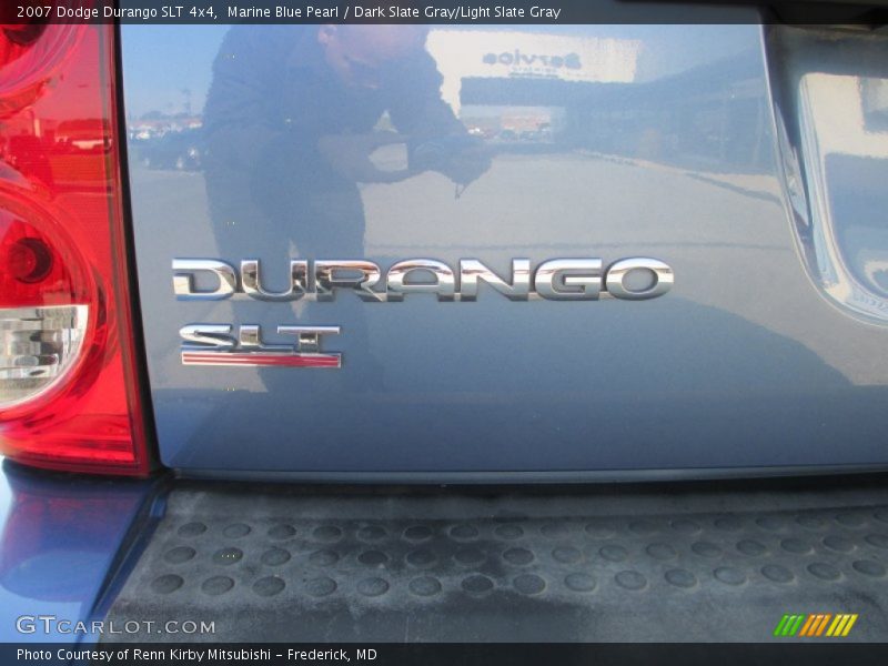 Marine Blue Pearl / Dark Slate Gray/Light Slate Gray 2007 Dodge Durango SLT 4x4