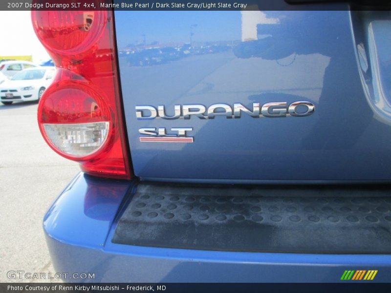 Marine Blue Pearl / Dark Slate Gray/Light Slate Gray 2007 Dodge Durango SLT 4x4