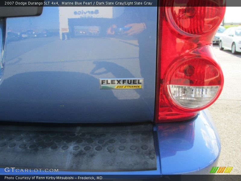 Marine Blue Pearl / Dark Slate Gray/Light Slate Gray 2007 Dodge Durango SLT 4x4