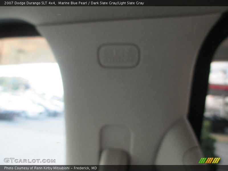 Marine Blue Pearl / Dark Slate Gray/Light Slate Gray 2007 Dodge Durango SLT 4x4