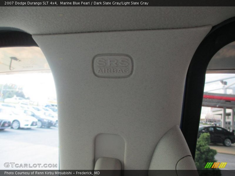 Marine Blue Pearl / Dark Slate Gray/Light Slate Gray 2007 Dodge Durango SLT 4x4