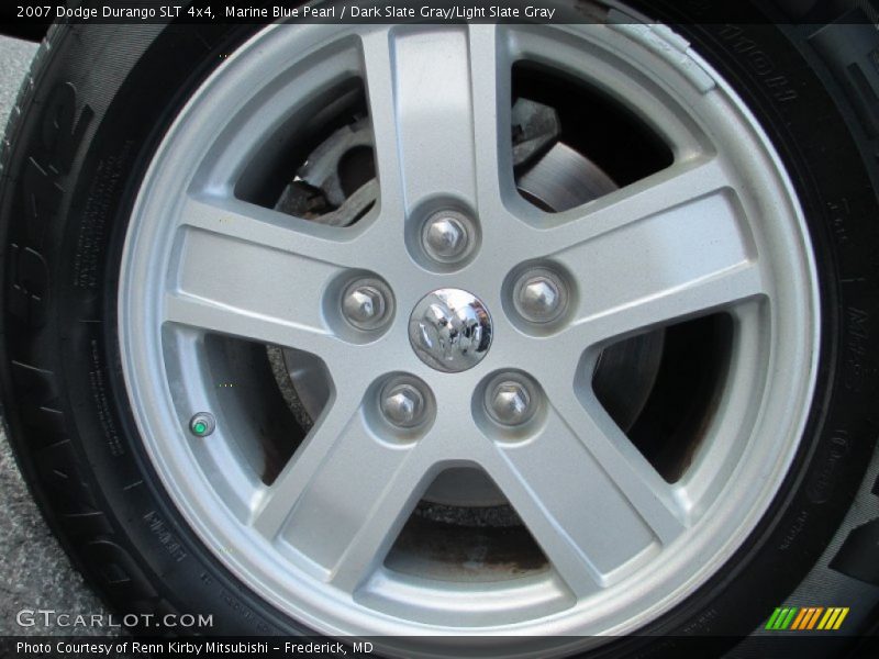 Marine Blue Pearl / Dark Slate Gray/Light Slate Gray 2007 Dodge Durango SLT 4x4