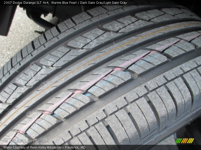 Marine Blue Pearl / Dark Slate Gray/Light Slate Gray 2007 Dodge Durango SLT 4x4