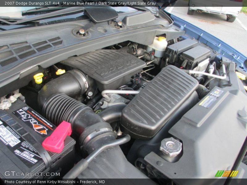 Marine Blue Pearl / Dark Slate Gray/Light Slate Gray 2007 Dodge Durango SLT 4x4