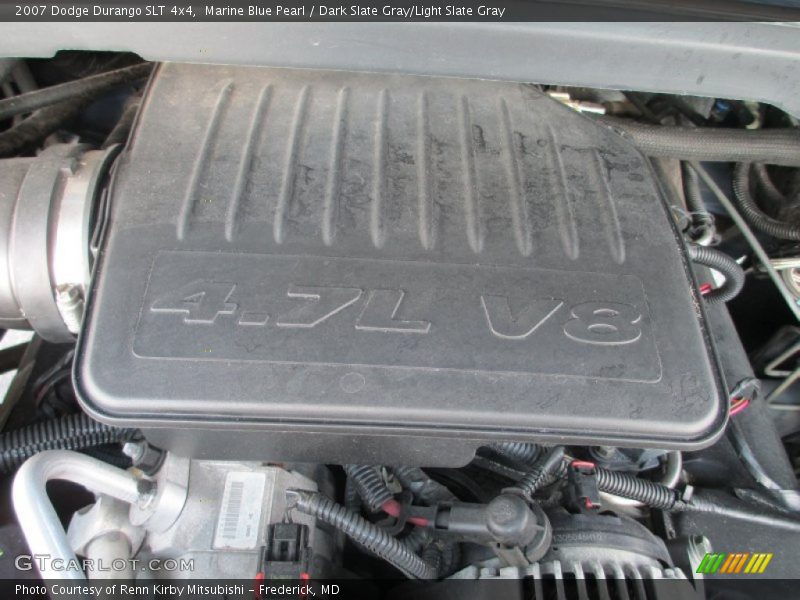 Marine Blue Pearl / Dark Slate Gray/Light Slate Gray 2007 Dodge Durango SLT 4x4