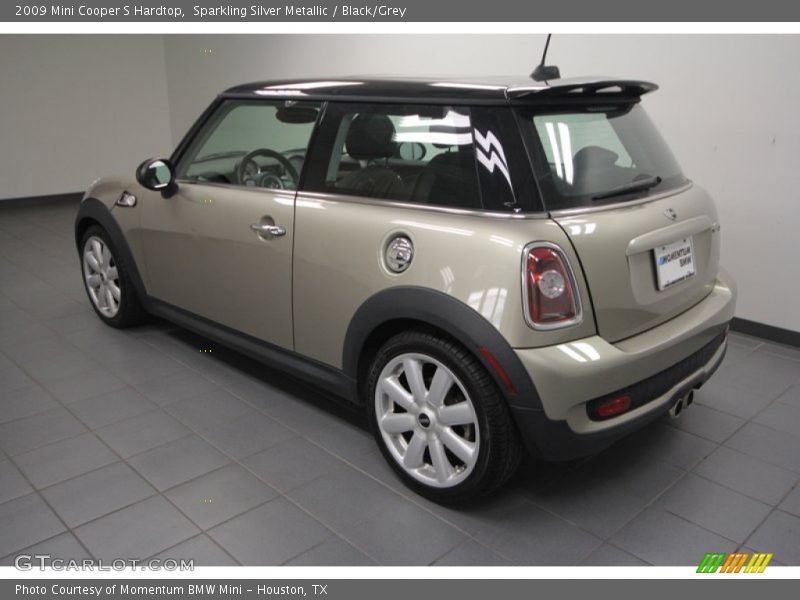 Sparkling Silver Metallic / Black/Grey 2009 Mini Cooper S Hardtop